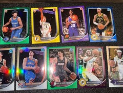 2025-26 Bowman Chrome Basketball LOT OF 9 7 Numbered 2 Red Rookies 3 RC’s Jase