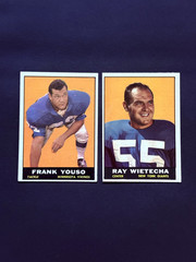 1961 Topps Football Lot Of 25(9 Rookies) EXMT. See Photos.