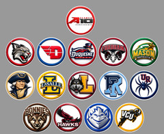 Handcrafted D1 Collage Hoops Fan Standing 2″ Magnets Conference or All 364 teams