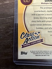 2025 Topps Signature Class Class Action Jayden Daniels CA-24 Teal 008/225