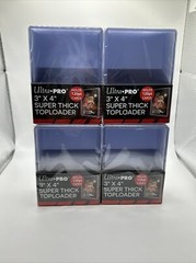 Ultra Pro 3X4 Super Thick Toploaders 120pt Point 4 Packs of 10 for Thick Cards