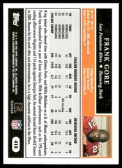 Frank Gore Rookie RC 2005 Topps #418 San Francisco 49ers
