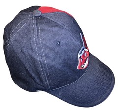 Twins Enterprises Inc Cleveland Indians Adult Hook Loop Baseball Cap Pre-owned