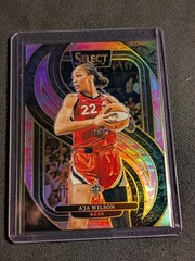 A’JA WILSON 2025-26 SELECT WNBA Premier PINK CAMO PRIZMS /175 #131 ACES