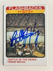 BILLIE JEAN KING autograph 2022 TOPPS Heritage NF-14 tennis BOBBY RIGGS signed