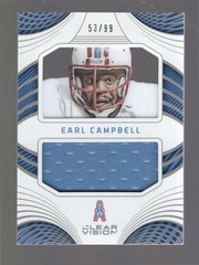 2016 Panini Clear Vision Earl Campbell Game-Used Material #15. 53/99
