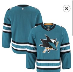 San Jose Sharks Authentic Fanatics Home Pro Authentic Hockey Jersey Sz 56
