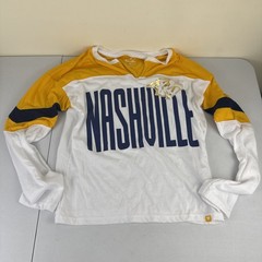 Fanatics Nashville Predators Baseball Style Long Sleeve Shirt Women’s XS NWOT’s