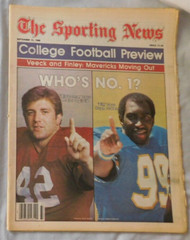 Hugh Green PITT Panthers & Major Ogilvie Alabama Sept 13 1980 Sporting News Ex