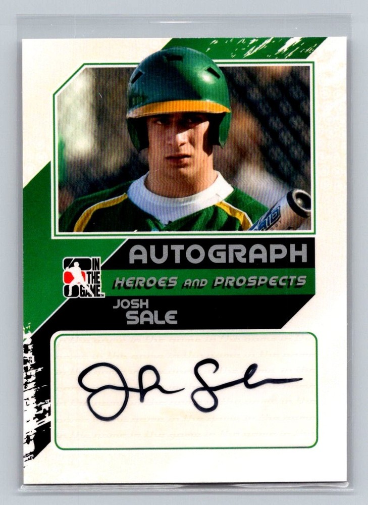 2011 In the Game Heroes & Prospects Silver Josh Sale # A-JSA2 Auto2