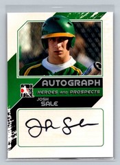 2011 In the Game Heroes & Prospects Silver Josh Sale # A-JSA2 Auto2