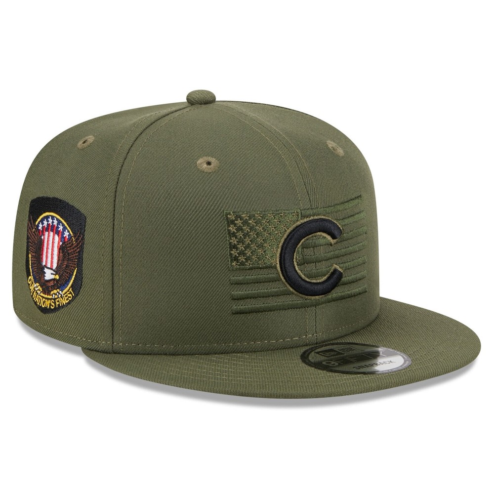 Chicago Cubs SnapBack Armed Forces Memorial Day Official Hat – 9Fifty