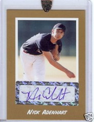 NICK ADENHART 2004 Just Rookies *GOLD* AUTO RC xx/50