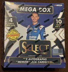 Panini 2025 Select NASCAR MEGA BOX! 2 Autos or Mem Per Box 💥 Factory Sealed!