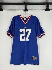 Logo Athletic Vintage Ron Dayne New York Giants Jersey Mens XL Blue Football