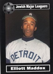 ELLIOTT MADDOX Jewish Major Leaguers 2003 Baseball Card #104 Black Border Nr-Mt