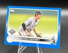 2022 Topps Pro Debut Colson Montgomery Blue Parallel /150 – ACL White Sox!!!
