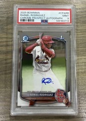 2025 Bowman Chrome Base Auto Rainiel Rodriguez PSA 9 CPA-RR 🔥