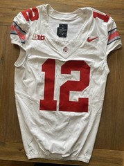 Ohio State Buckeyes Team Issued / Game Worn Football Jersey #12