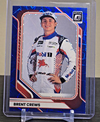 2026 Donruss Racing – BRENT CREWS – Optic Blue Velocity – #1
