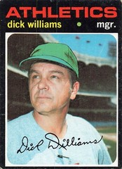 DICK WILLIAMS 1971 TOPPS BASEBALL HI #’S #714