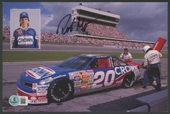 ROB MOROSO (1968-1990) signed 6″ x 9″ 1990 Hero Photo Card | autograph BAS cert