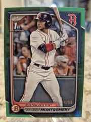Braden Montgomery 2024 Bowman Draft Prospects Green 1st /99 #BD-58 White Sox