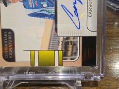 2025 Panini Turn Four Carson Hocevar Center Stage Auto 22/99