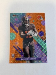 2025 Topps Finest Football Quinshon Judkins Orange Geometric /25 ROOKIE BROWNS