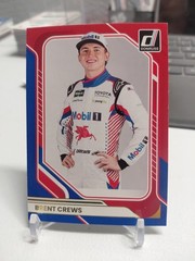 2026 Donruss Racing Brent Crews Blue And Red Border Parallel And Base Card