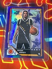 2025 Topps McDonald’s All American Boys Game Shon Abaev #1 RC McDonald’s Ame