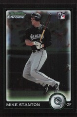2010 Bowman Chrome Mike Stanton RC Rookie #198b Card – Quantity!