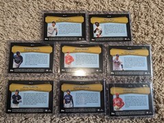 2022 Topps Update Black Gold Gold Parallel /75 Full Set Julio Witt Wander MLB