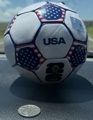 FIFA Mini 2026 FIFA World Cup Soccer Ball – Size 1- USA Flag- NEW!!