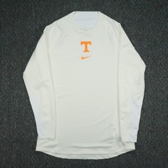 Tennessee Volunteers Shirt Mens Large White Nike Athletic Dri FIT Compression