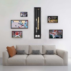 HOROW 2 Baseball Bat Display Case Wooden Frame with Acrylic Transparent Door …
