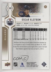 2019-20 Upper Deck High Gloss 7/10 Oscar Klefbom #189 0d40