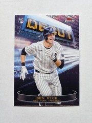 2025 Topps Finest – Debut Ben Rice #D-8 (RC) New York Yankees