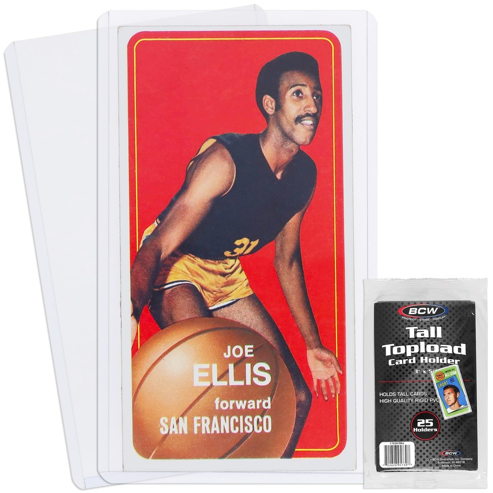 Tall Card Topload Holders – 25 Pack | Premium Top Loaders for Sports Trading …