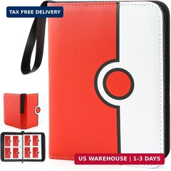 Collectible Trading Card Binder, 400 Pockets Card Holder with 50 Removable Sleev