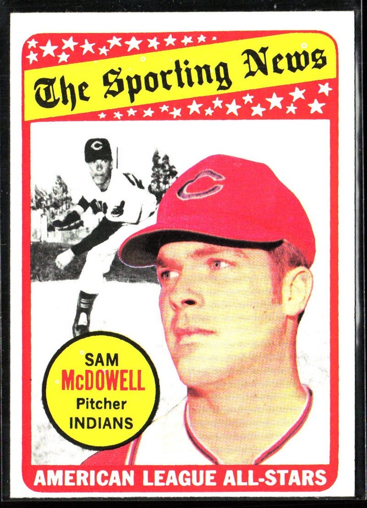 1969 Topps #435 Sam McDowell