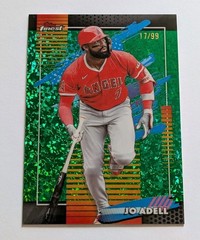 2026 Topps Finest Jo Adell Uncommon #168 Green Mini Diamond Parallel /99