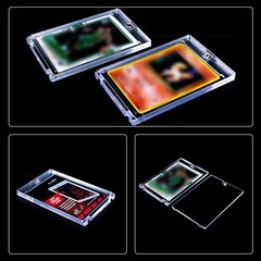 5Pack 55Pt-180Pt UV Protection Magnetic Card Holder Sleeve for Trading Card