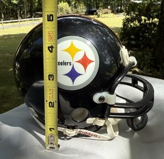 PITTSBURGH STEELERS VINTAGE Mini Helmet Riddell NFL Football 3 5/8 1995