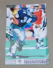 DALLAS COWBOYS HERSCHEL WALKER VINTAGE POSTER 2’x3′!!!