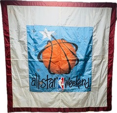 Vintage 1992 NBA All-Star Weekend Orlando Double Sided Event Banner 6FT