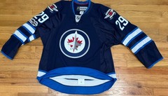 Winnipeg Jets Patrik Laine 2017 100th Anniversary Reebok Authentic Jersey Sz 54