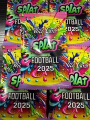PACK OF 5 – 2025 SPLAT Football Wild Card Factory Sealed POSSIBLE DUAL AUTO TRUE