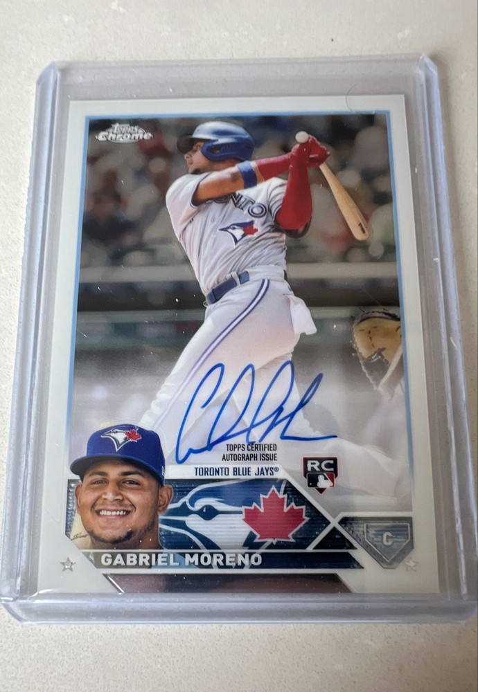 2023 Topps Chrome – Rookie Autographs Gabriel Moreno #RA-GMO (AU, RC)