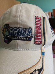 New w/tag Notre Dame CCHA 2007 Tournament Champions Strap Back Park Seven Hat